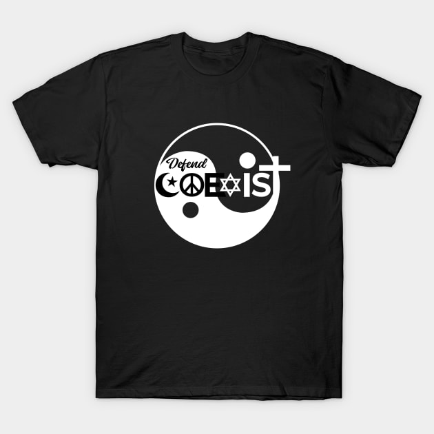 Cool religion coexist design T-Shirt by LR_Collections